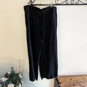 Style & Co Women’s Wide Leg Tie Waist Pants- Size Large